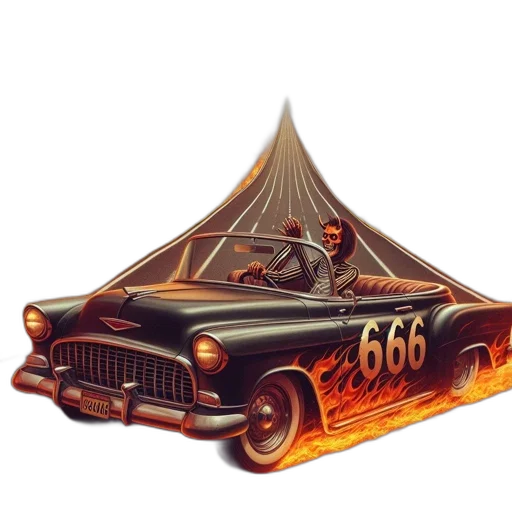 car, crown, concept art, 3d render transparent PNG cut-out