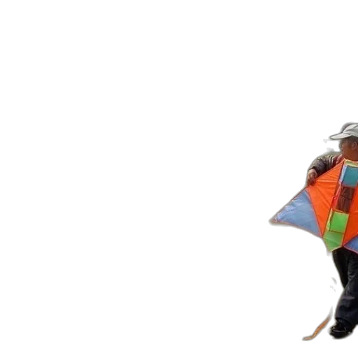 umbrella, hat, jacket, staff transparent PNG cut-out