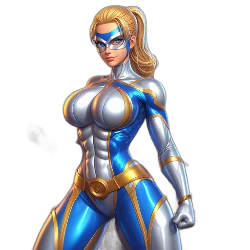 dress, robot, comic book art, concept art transparent PNG cut-out