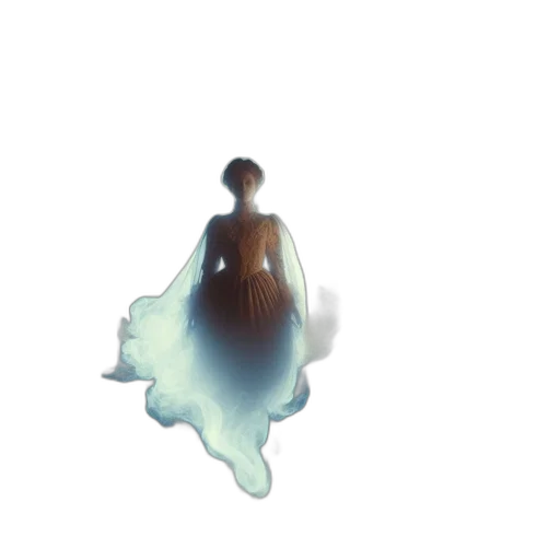dress, bottle, hair, creature transparent PNG cut-out