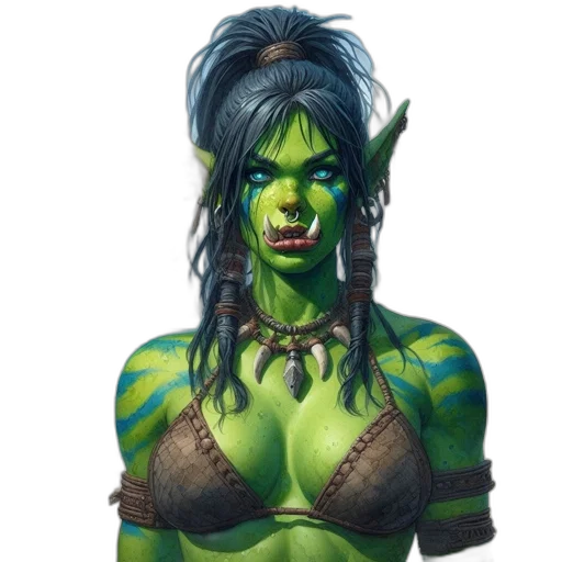 face, staff, fantasy art, concept art transparent PNG cut-out