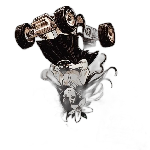 car, robot, hair, jewelry transparent PNG cut-out