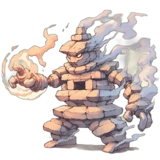 dragon, creature, staff, weapon transparent PNG cut-out
