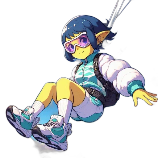 staff, weapon, creature, jacket transparent PNG cut-out