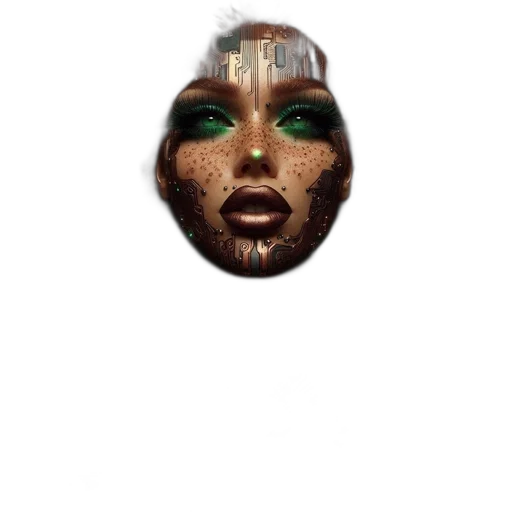 mask, face, jewelry, creature transparent PNG cut-out
