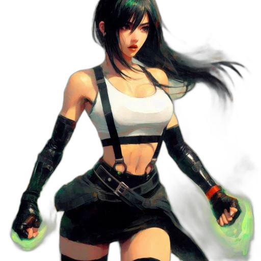 concept art, cyberpunk, fantasy art, 3d render transparent PNG cut-out