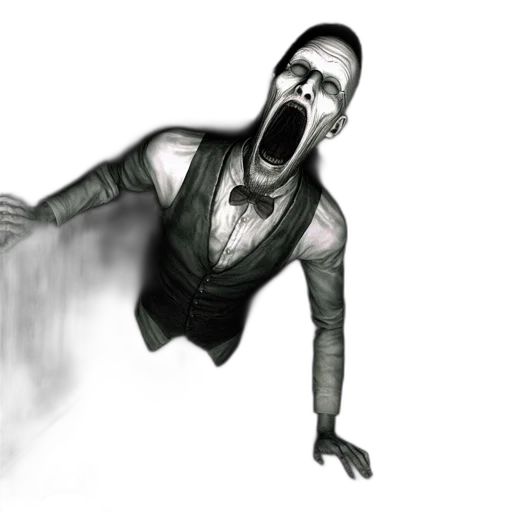 creature, mask, face, staff transparent PNG cut-out