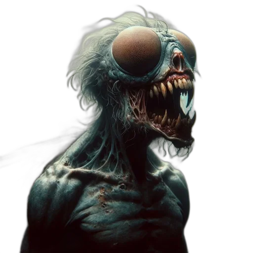 creature, mask, face, hair transparent PNG cut-out