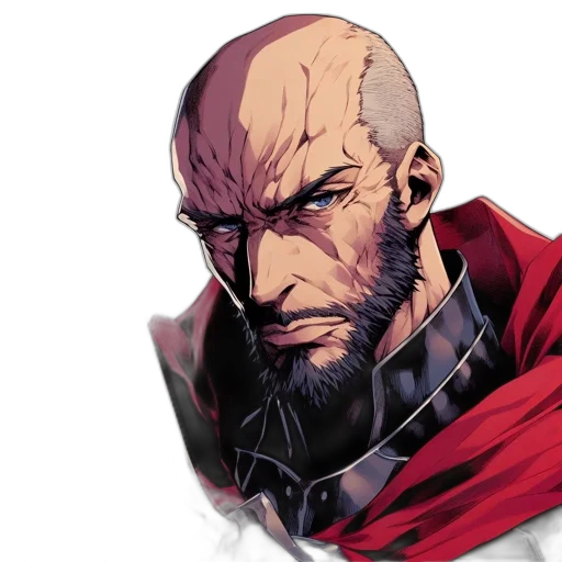 face, comic book art, concept art, fantasy art transparent PNG cut-out