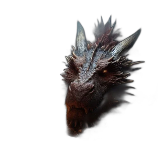 dragon, creature, mask, animal transparent PNG cut-out