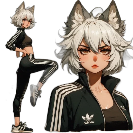 jacket, creature, animal, staff transparent PNG cut-out
