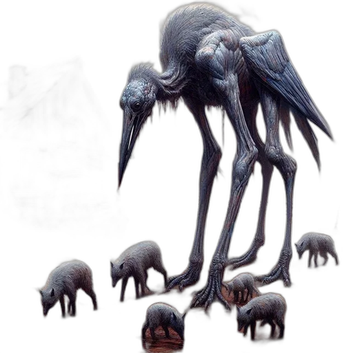 creature, animal, dragon, staff transparent PNG cut-out