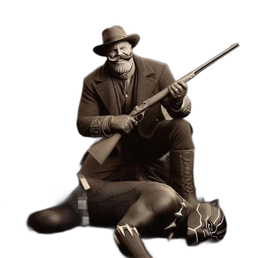 staff, animal, weapon, hat transparent PNG cut-out