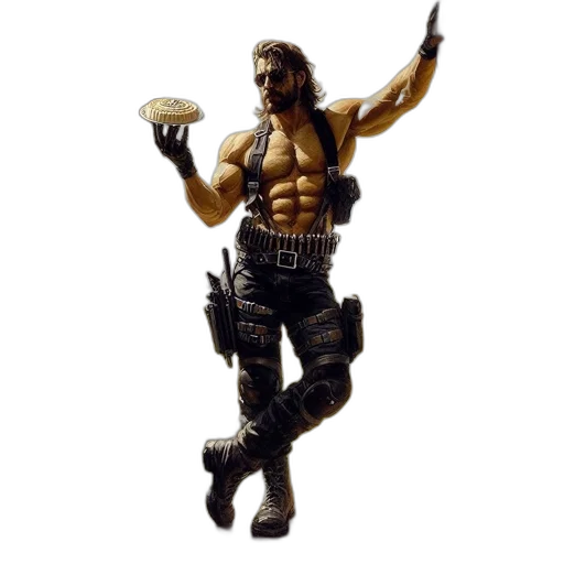 weapon, concept art, 3d render, pixel art transparent PNG cut-out