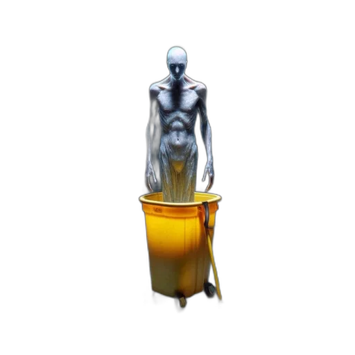 robot, bottle, creature, weapon transparent PNG cut-out