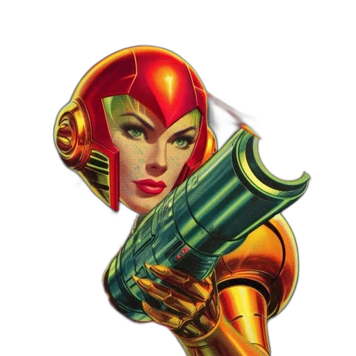 weapon, robot, comic book art, concept art transparent PNG cut-out