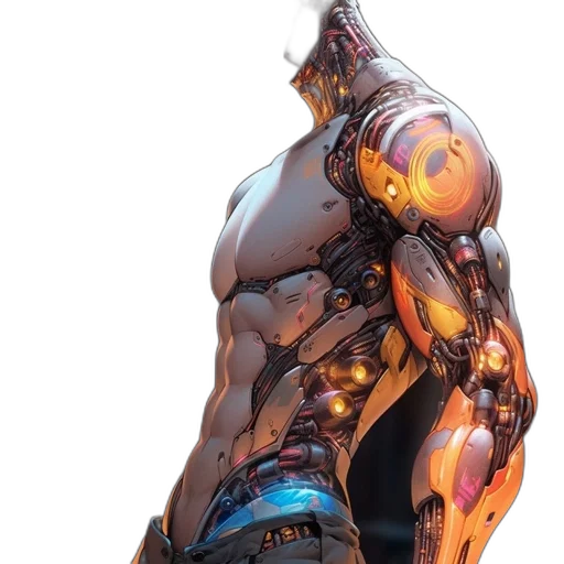 robot, dress, weapon, creature transparent PNG cut-out