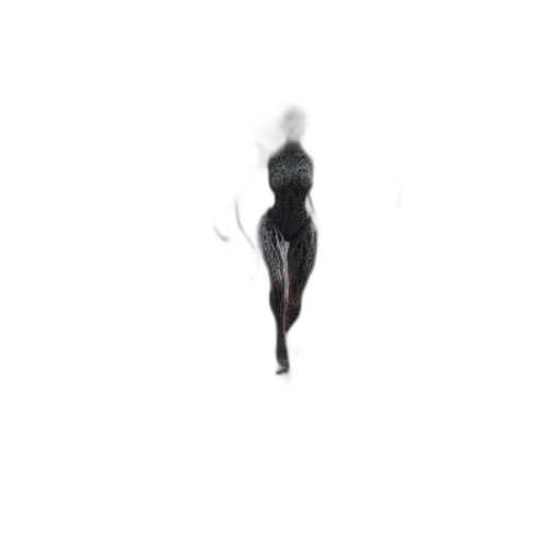 dress, creature, hair, robot transparent PNG cut-out