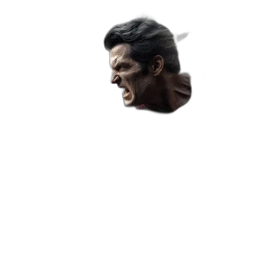 face, hair, mask, creature transparent PNG cut-out
