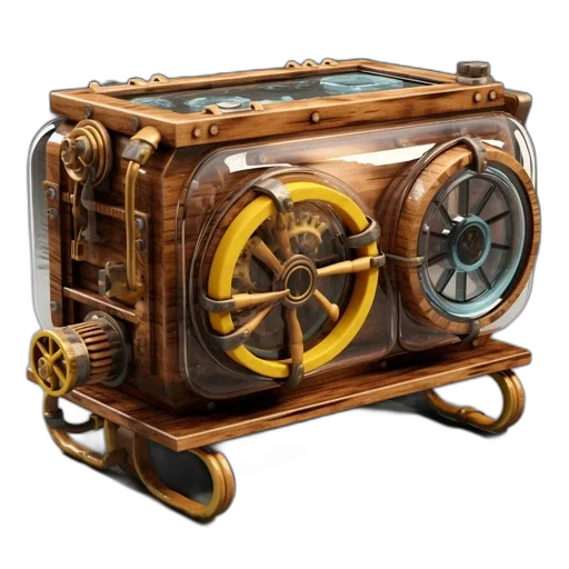 weapon, furniture, concept art, photorealistic transparent PNG cut-out