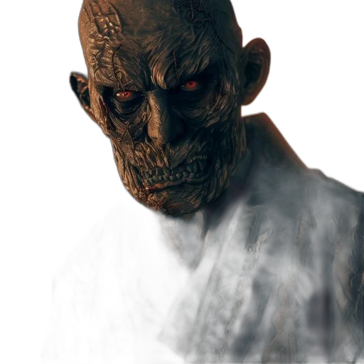 mask, face, staff, creature transparent PNG cut-out