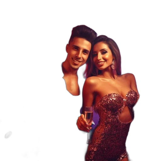 dress, 3d render, cartoon, photorealistic transparent PNG cut-out