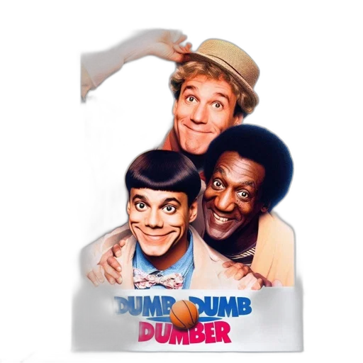 poster, film, dumb, dumber transparent PNG cut-out