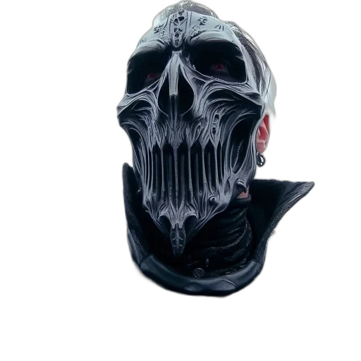 mask, face, creature, jacket transparent PNG cut-out
