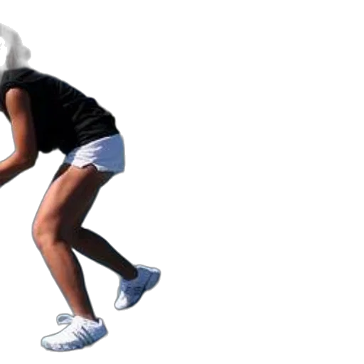 3d render, tennis, player, shown transparent PNG cut-out