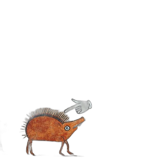animal, creature, hat, dragon transparent PNG cut-out