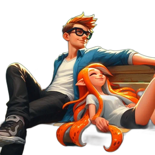 concept art, comic book art, cartoon, 3d render transparent PNG cut-out