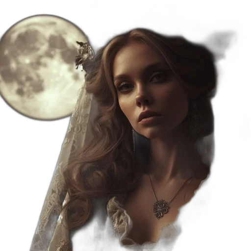 jewelry, dress, face, crown transparent PNG cut-out