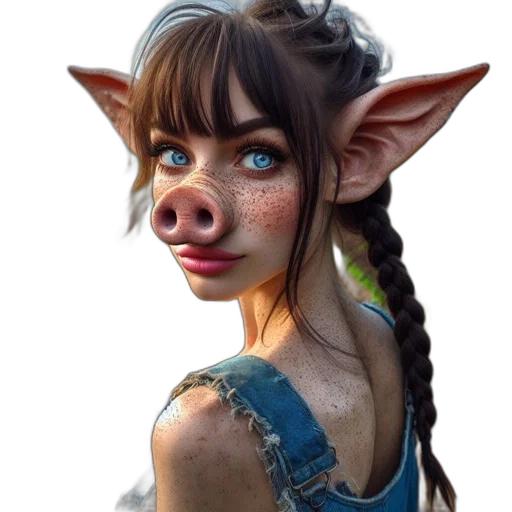 face, creature, mask, animal transparent PNG cut-out