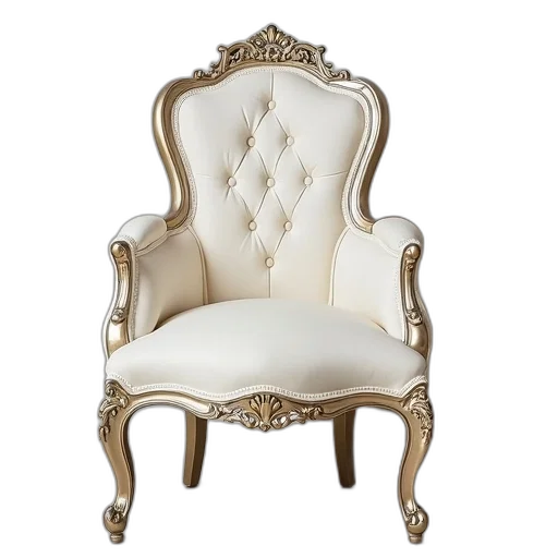 furniture, crown, jewelry, 3d render transparent PNG cut-out
