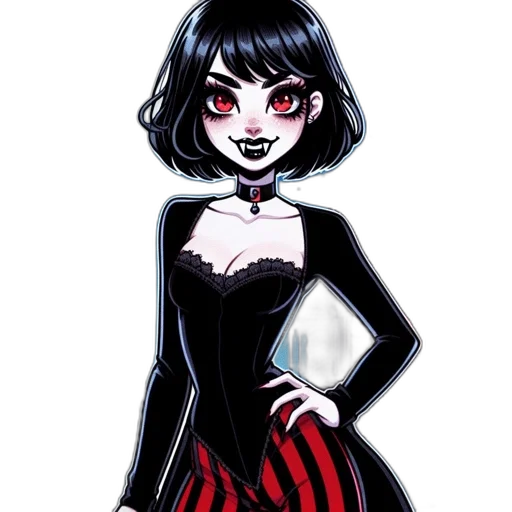 dress, comic book art, cartoon, concept art transparent PNG cut-out