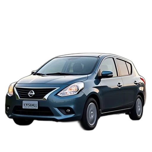 car, 3d render, nissan, versa transparent PNG cut-out