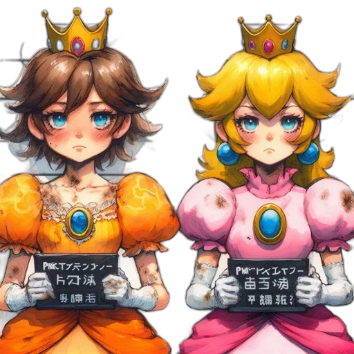 crown, dress, pixel art, concept art transparent PNG cut-out