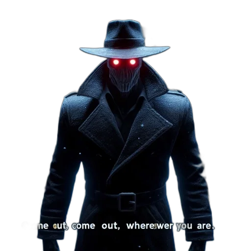 robot, mask, jacket, hat transparent PNG cut-out