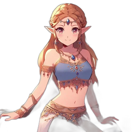 dress, crown, staff, sword transparent PNG cut-out