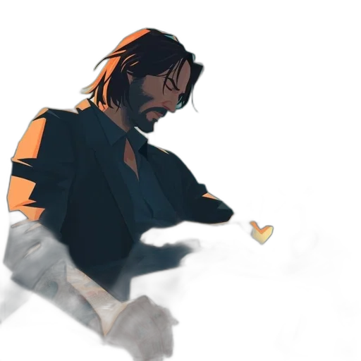 jacket, robot, weapon, concept art transparent PNG cut-out