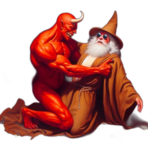 concept art, fantasy art, comic book art, pixel art transparent PNG cut-out