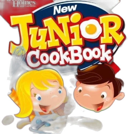 cover, new, junior, cookbook transparent PNG cut-out