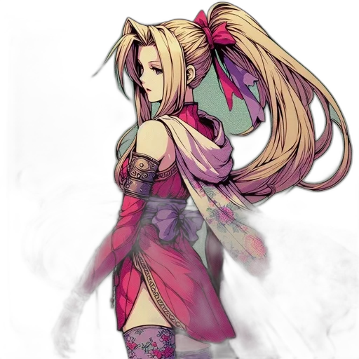 dress, staff, fantasy art, concept art transparent PNG cut-out