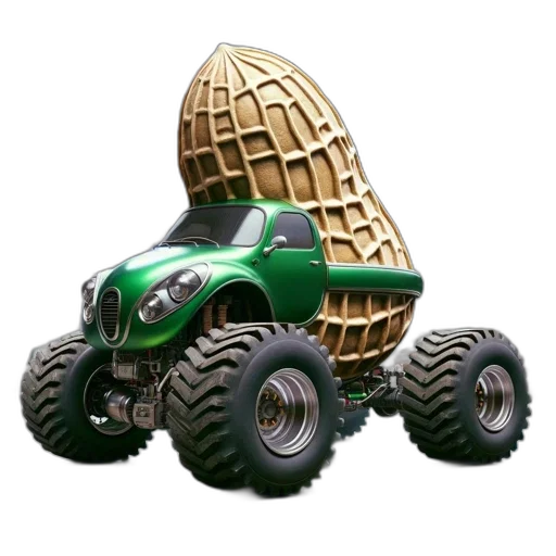 car, weapon, hat, 3d render transparent PNG cut-out