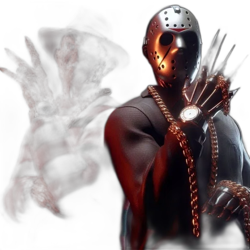 mask, concept art, comic book art, fantasy art transparent PNG cut-out