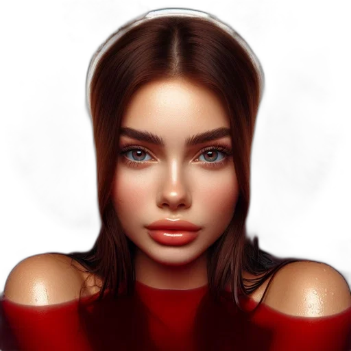 face, jewelry, robot, hair transparent PNG cut-out