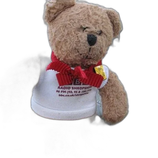 staff, teddy, bear, wearing transparent PNG cut-out