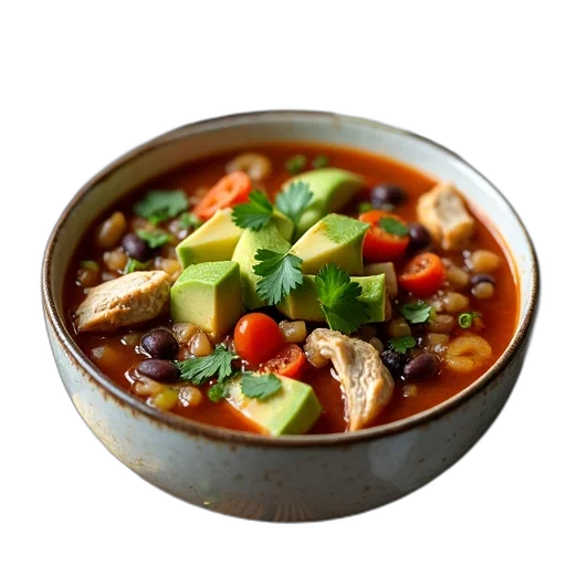 food, photorealistic, 3d render, bowl transparent PNG cut-out