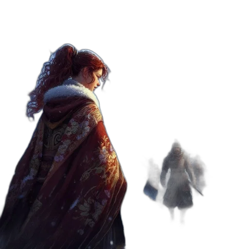 sword, jacket, concept art, fantasy art transparent PNG cut-out