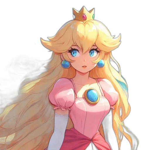 dress, crown, pixel art, fantasy art transparent PNG cut-out